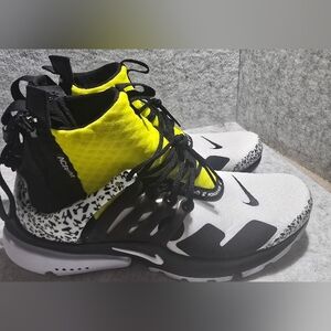 Nike Air Presto Mid x Acronym M - White/Dynamic Yellow-Black